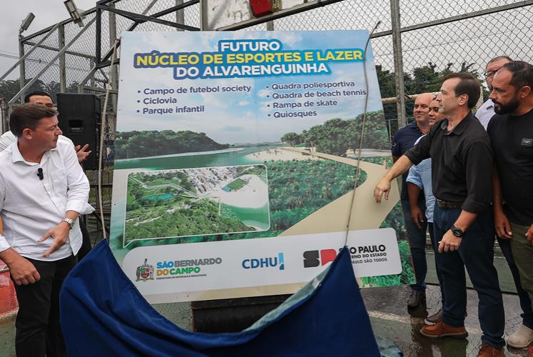 Governo de SP inicia construção de Núcleo de Esportes e Lazer, em São Bernardo do Campo